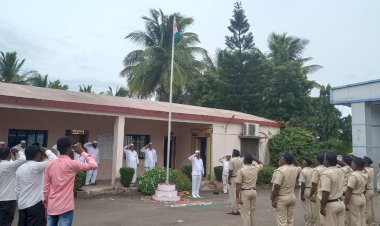 सहकार शिरोमणी कारखाना कार्यस्थळावर 75 वा अमृतमहोत्सवी स्वातंत्र दिन उत्साहात साजरा