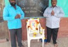 नारायण चिंचोलीत क्रांतिवीर लहुजी वस्ताद साळवे यांची जयंती उत्साहात साजरी..