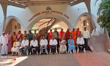 वसंतराव काळे सहकारी साखर कारखान्याच्या ऊस उत्पादक महिला ज्ञानलक्ष्मी प्रशिक्षण शिबीरातील मार्गदर्शनामुळे आधुनिक पध्दतीने करणार ऊस शेती..