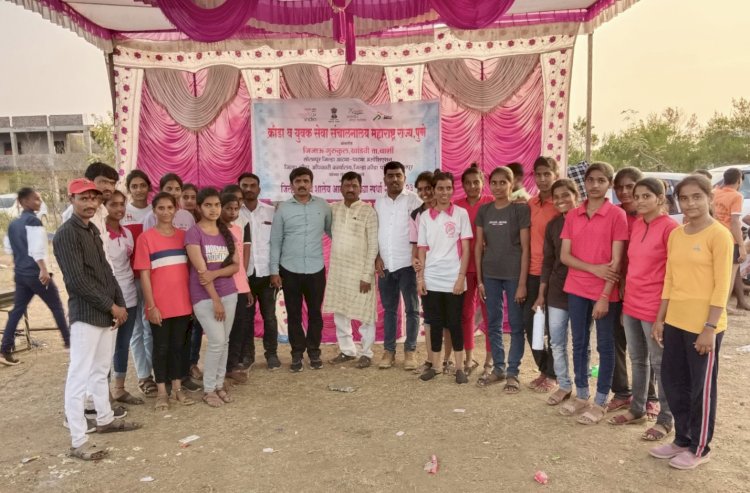 जिल्हास्तरीय आट्यापाट्या स्पर्धेत गादेगाव शिवरत्न ज्युनिअर कॉलेजने पटकावला दुसरा क्रमांक