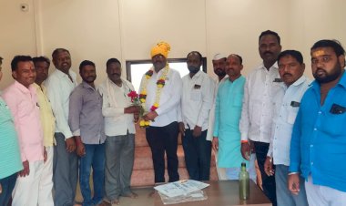 मारापूरचे नूतन सरपंच विनायक यादव यांचा देगाव ग्रामस्थांच्या वतीने सन्मान..