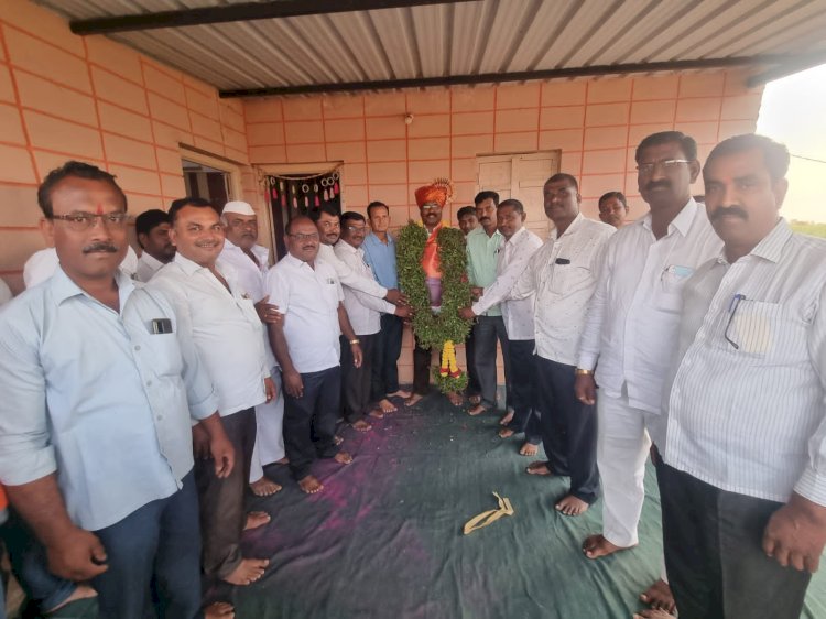 तावशी येथील साधना विद्यालयात मारापुर ग्राम पंचायतीचे नूतन सरपंच विनायक यादव सत्कार सोहळा उत्साहात संपन्न..!