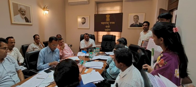 आमदार समाधान आवताडे यांच्या नेतृत्वकौशल्यामुळे पंढरपूर एम. आय. डी. सी. कामासाठी गती देण्याचे उद्योगमंत्र्यांचे निर्देश..