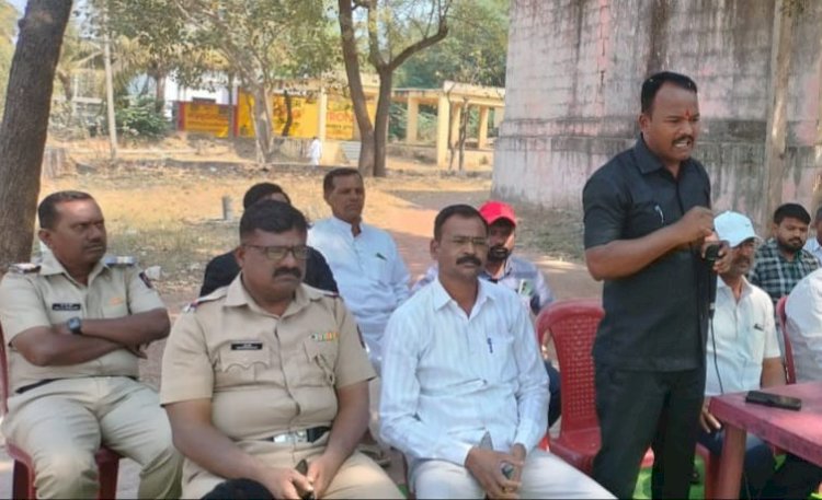 भंडीशेगांव येथे ग्राम सुरक्षा यंत्रणेची कार्यशाळा संपन्न..