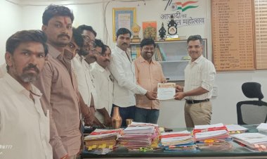 मुख्यमंत्री शिंदे -फडणवीस सरकारने विविध कार्यलयातील कंत्राटी पद्धतीचा अध्यादेश त्वरित मागे घ्यावा - संभाजी ब्रिगेडची निवेदनाद्वारे आक्रमक मागणी,