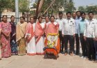 पंढरपुरमधील रुक्मिणी विद्यापीठात राजश्री छत्रपती शाहू महाराज यांना मोठ्या उत्साहात अभिवादन..