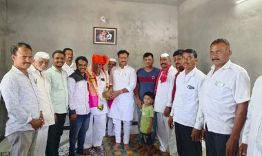 मुंढेवाडी येथे अभिजीत पाटील यांना सभासदांकडून चांगला प्रतिसाद...