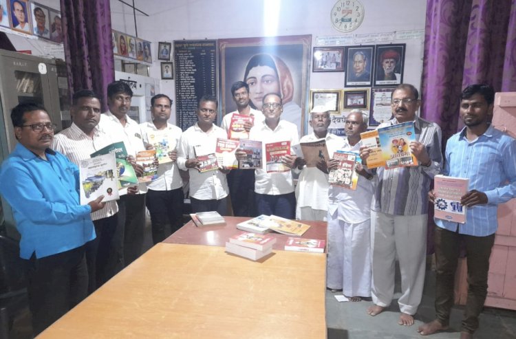 जी माणसं झाडं व पुस्तक वाचतात ती मानवता रुजवतात - मा .सुनिल चव्हाण सर.