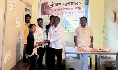 त.शेटफळ येथील भारतरत्न डॉ. बाबासाहेब आंबेडकर सार्वजनिक वाचनालयात क्रांतीज्योती सावित्रीबाई फुले महिला व बाल संगोपन योजनेचे कामकाज सुरू - अध्यक्ष शत्रुघन कांबळे