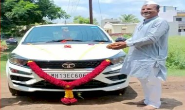 नवीन कारचे पेढे वाटण्यासाठी सासरवाडीला गेलेल्या  शिक्षकाचा कारसह विहिरीत बुडून मृत्यू, एका चुकीनं झाला अपघात