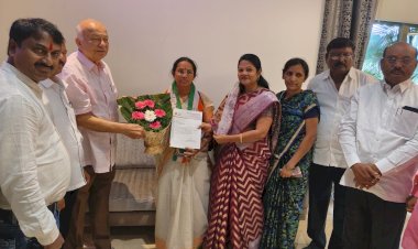 आश्विनी भापकर याची काँग्रेसच्या जिल्हा महिला आघाडीच्या उपाध्यक्षपदी निवड...  जिल्ह्यातील महिलांचे प्रश्न प्रामुख्याने मार्गी लावणार