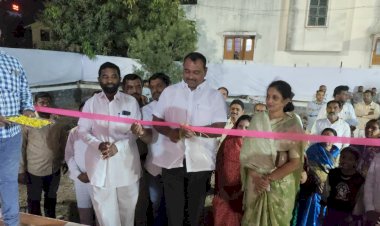 आमदार समाधान आवताडे यांचा पंढरपुर शहरात विकास कामाचा धडाका,  शिवपार्वती नगरातील गणेश सभामंडपाचा लोकार्पण