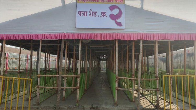 पंढरपूर माघ यात्रा 2024 साठी आलेल्या वारकरी भाविकांच्या सोईसाठी मंदिर समिती सुसज्ज..  सुलभ व जलद दर्शनाला प्राधान्य देणार;   यंदा प्रथमच पत्राशेड येथे अन्नछत्र;  दर्शनरांगेत कार्तिकी प्रमाणेच राहणार सोई सुविधा;- गहिनीनाथ महाराज औसेकर