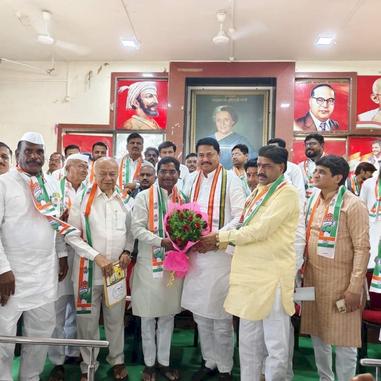 सोलापूरचे मातब्बर नेते महादेव कोगनुरे काँग्रेस पक्षात दाखल ; प्रदेशाध्यक्ष नाना पटोले यांनी केले स्वागत.