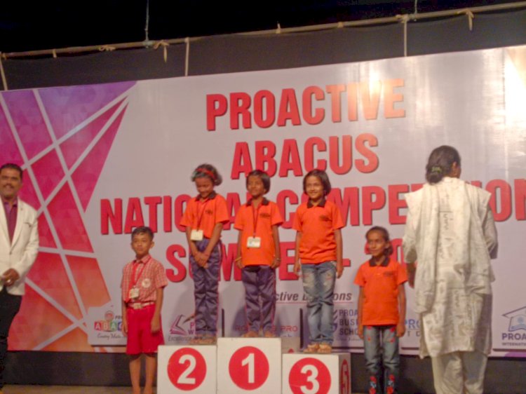 जिल्हा परिषद प्राथमिक केंद्र शाळा सिद्धेवाडी येथील विद्यार्थ्यांचे  अबॅकस क्लासेस पंढरपूरचे घवघवीत यश