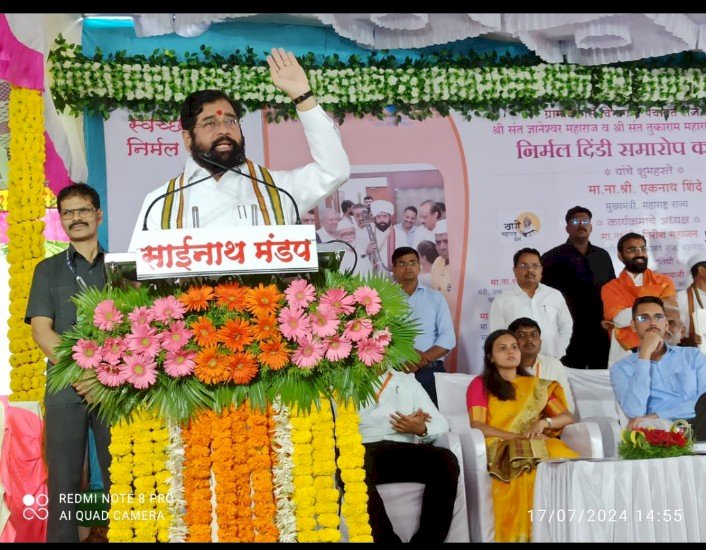 स्वच्छ वारी, निर्मल वारी बरोबरच सुरक्षित वारी ही संकल्पना राबवावी-, मुख्यमंत्री एकनाथ शिंदे