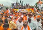 संघर्ष योद्धा मनोज जरांगे पाटील यांच्या शांतता रॅलीस पंढरपूर तालुक्यातून 35000 हजार मराठा समाज बांधव सहभागी:- किरणराज घाडगे  मराठा समाज बांधवाच्या सेवेसाठी  विठ्ठलचे चेअरमन अभिजीत पाटील प्रथम