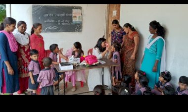शिवरत्न पब्लिक स्कूल अँड ज्युनिअर कॉलेज मध्ये विद्यार्थ्यांची दंत तपासणी शिबिर संपन्न...
