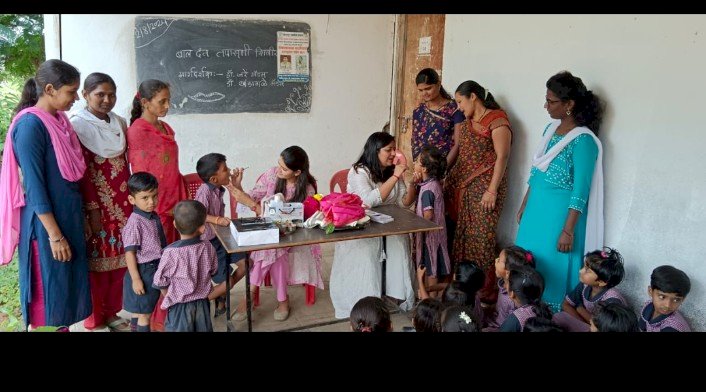शिवरत्न पब्लिक स्कूल अँड ज्युनिअर कॉलेज मध्ये विद्यार्थ्यांची दंत तपासणी शिबिर संपन्न...