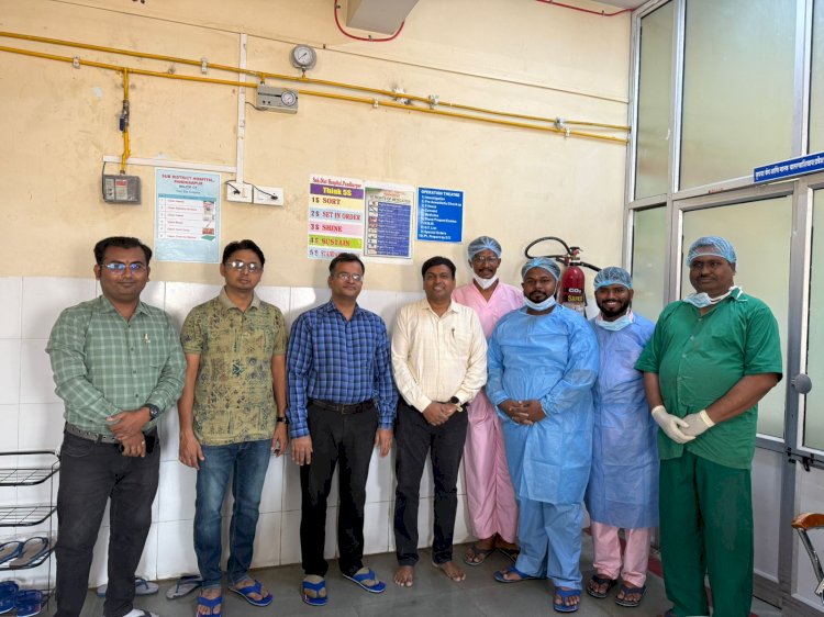 पंढरपूर उपजिल्हा रुग्णालयात प्रथमच गुडघ्याची यशस्वी शस्त्रक्रिया