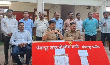 पंढरपूर शहर पोलिसांकडून चोरीस गेलेले   नऊ लाख रू.सोन्याचे दागिने आरोपीकडून जप्त ,   ◼️ सोलापूर येथील महिला आरोपीस   तात्काळ अटक करून पोलिसांची मोठी कारवाई,  ◼️ पंढरपुरात नऊ लाखाच्या सोन्यावर तिने मारला होता डल्ला ती अखेर पोलिसांच्या जाळ्यात  चांगलीच अडकली,  ◼️ चोरी करण्यासाठी तिने शक्कल लढवली आणि एसटी बसची निवड केली.