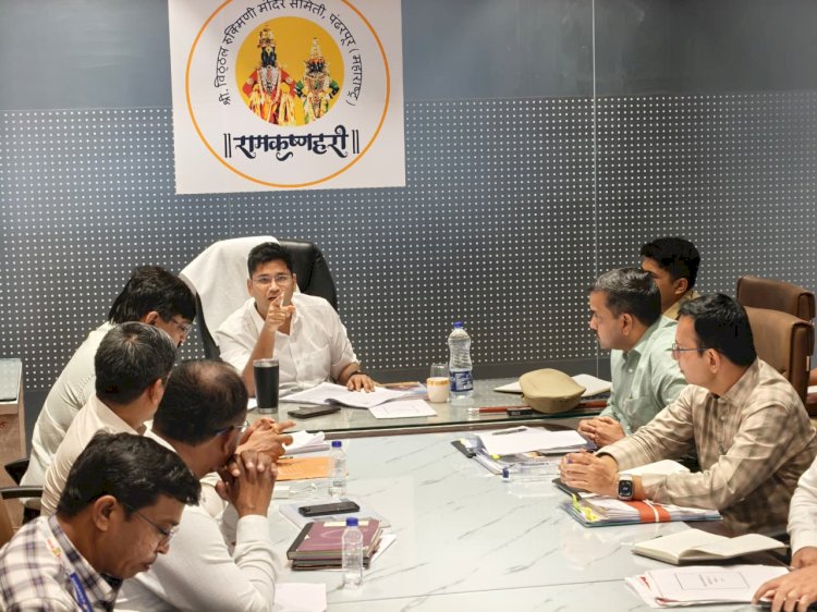पंढरपूर पालखी सोहळ्यात वारकरी भाविकांना आवश्यक सुविधा देण्याससोबतच रस्ते दुरुस्ती, स्वच्छतेला  प्राधान्य - जिल्हाधिकारी  कार्तिकेयन एस.