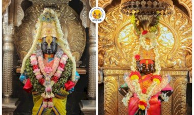 पंढरपूरला कमला एकादशी निमित्त विठ्ठल मंदिर आकर्षक फुल सजावटीने उजळले,