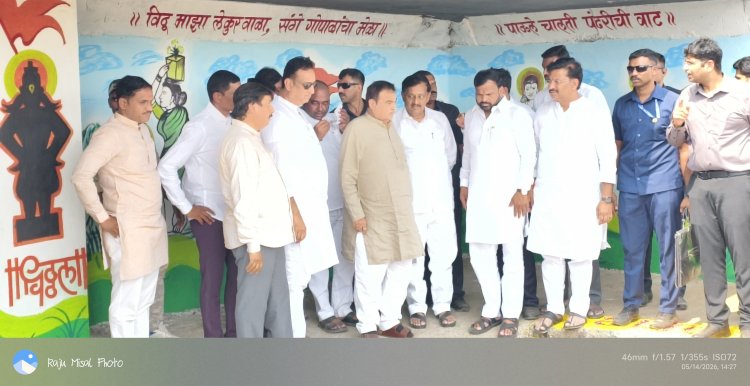 पालखी महामार्गामुळे वारकरी भाविकांची वाट सुखकर -  केंद्रीय रस्ते व वाहतूक मंत्री नितीन गडकरी  ◼️ केंद्रीय रस्ते व वाहतूक मार्ग मंत्री नितीन गडकरी यांनी केली पालखी महामार्गाची पाहणी...