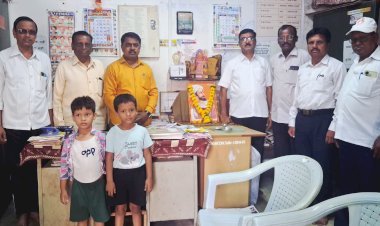 बार्शी येथील कर्मवीर सार्वजनिक ग्रंथालयात छत्रपती शिवाजी महाराज शिवराज्याभिषेक सोहळा शिवस्वराज्य दिन उत्साहाने साजरा