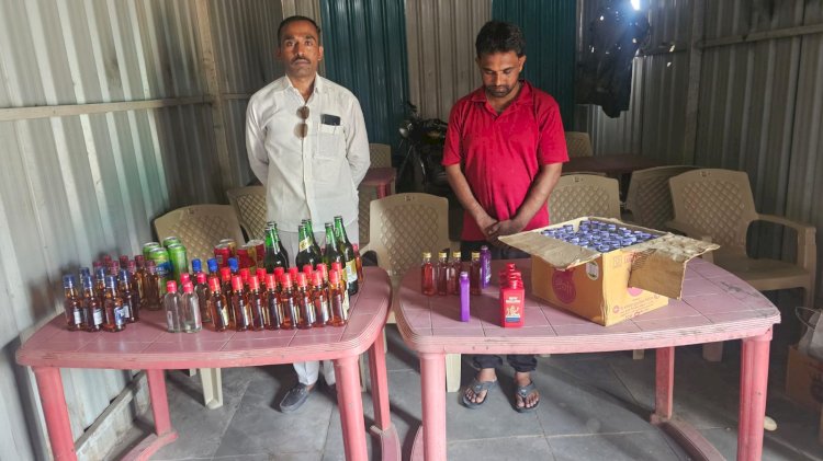 लक्ष्मी टाकळीत अवैद्य दारू विक्रेत्यावर पोलीस प्रशासनाची कारवाई  ◼️ सहाय्यक पोलीस अधिक्षक प्रशांत डगळे यांची अवैध दारू विक्रेत्यावर कारवाई "
