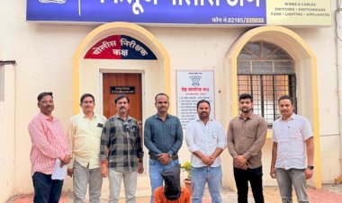 अकलूज पोलीस प्रशासनाची दमदार कामगिरी.  ◾आरोपीला अटक करून चोरीचा  संपूर्ण मुद्देमाल जप्त.