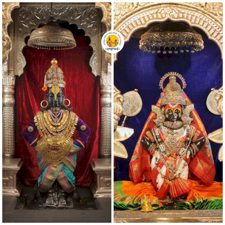 श्री विठ्ठलास अलंकार, रूक्मिणी मातेस पारंपारिक श्री. दुर्गा देवीमाता पोशाख सह अलंकार परिधान, परिवार देवतांनाही पारंपरिक पोशाख व अलंकारांनी सजविले.  ◾विजयादशमी आणि एकादशीच्या पार्श्वभूमीवर भाविकांसाठी आवश्यक सोयी-सुविधांचे नियोजन.